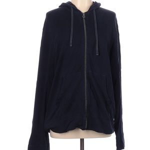 James Perse zip up hooded jacket size small